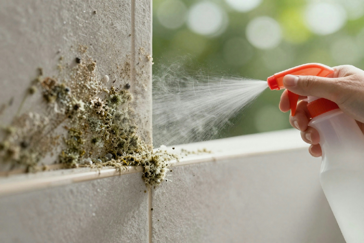 Elimina la muffa dalle fughe della doccia con questo spray: il trucco per una pulizia duratura