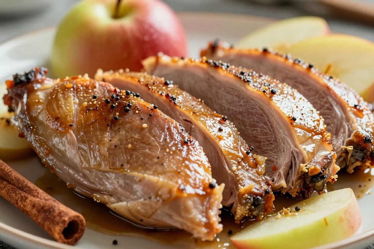 Non accontentarti di un arrosto comune: petto d'anatra con mela e cannella per un pranzo speciale