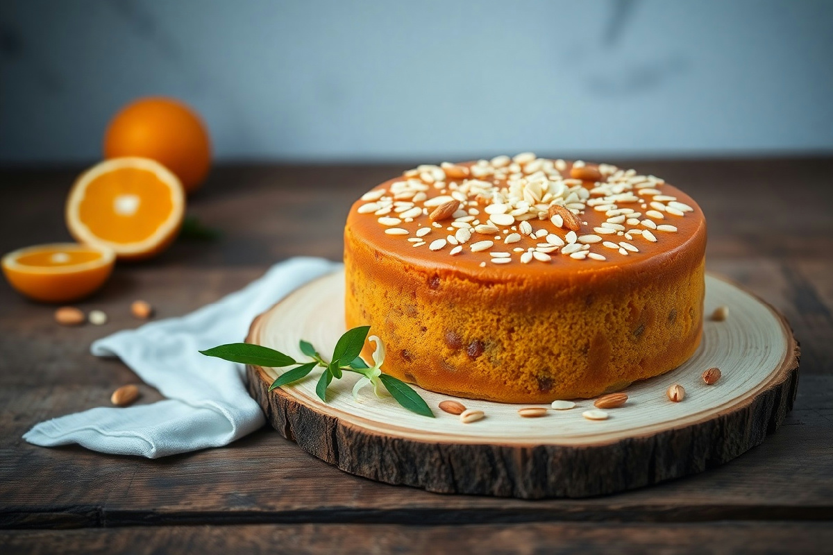 Un dolce che fa colpo: torta sofficissima con succo d'arancia e mandorle, senza burro e irresistibile
